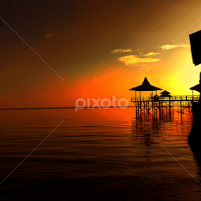 morning beside bridge by Sam Hidayat - Instagram & Mobile Android