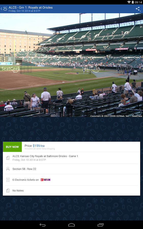 SeatGeek Event Tickets screenshot