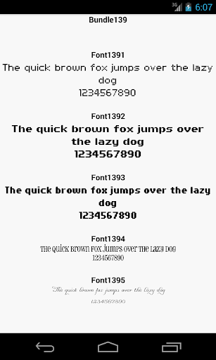 Fonts for FlipFont 139