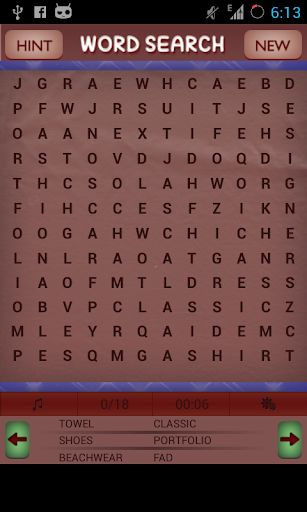 Word Search Puzzle