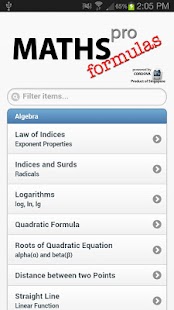 Download MathsPro Formulas APK