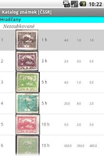 Katalog známek [ČSSR] - náhled