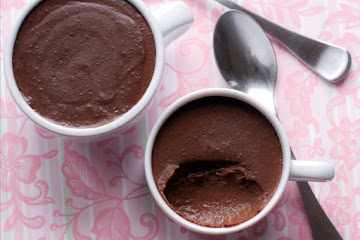 Chocolate Almond Pot au Crème