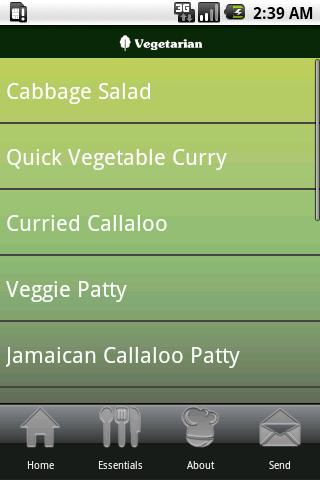 Jamaican Recipes Screen 2