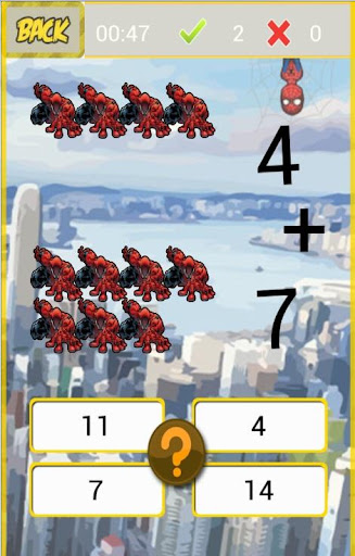 Spidy Easy Math Kids Game