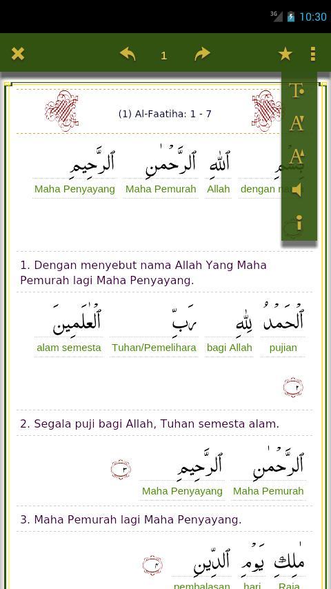 Arti Surat Al Ikhlas Per Ayat 2 - Al Quran Terjemahan Per Kata Books