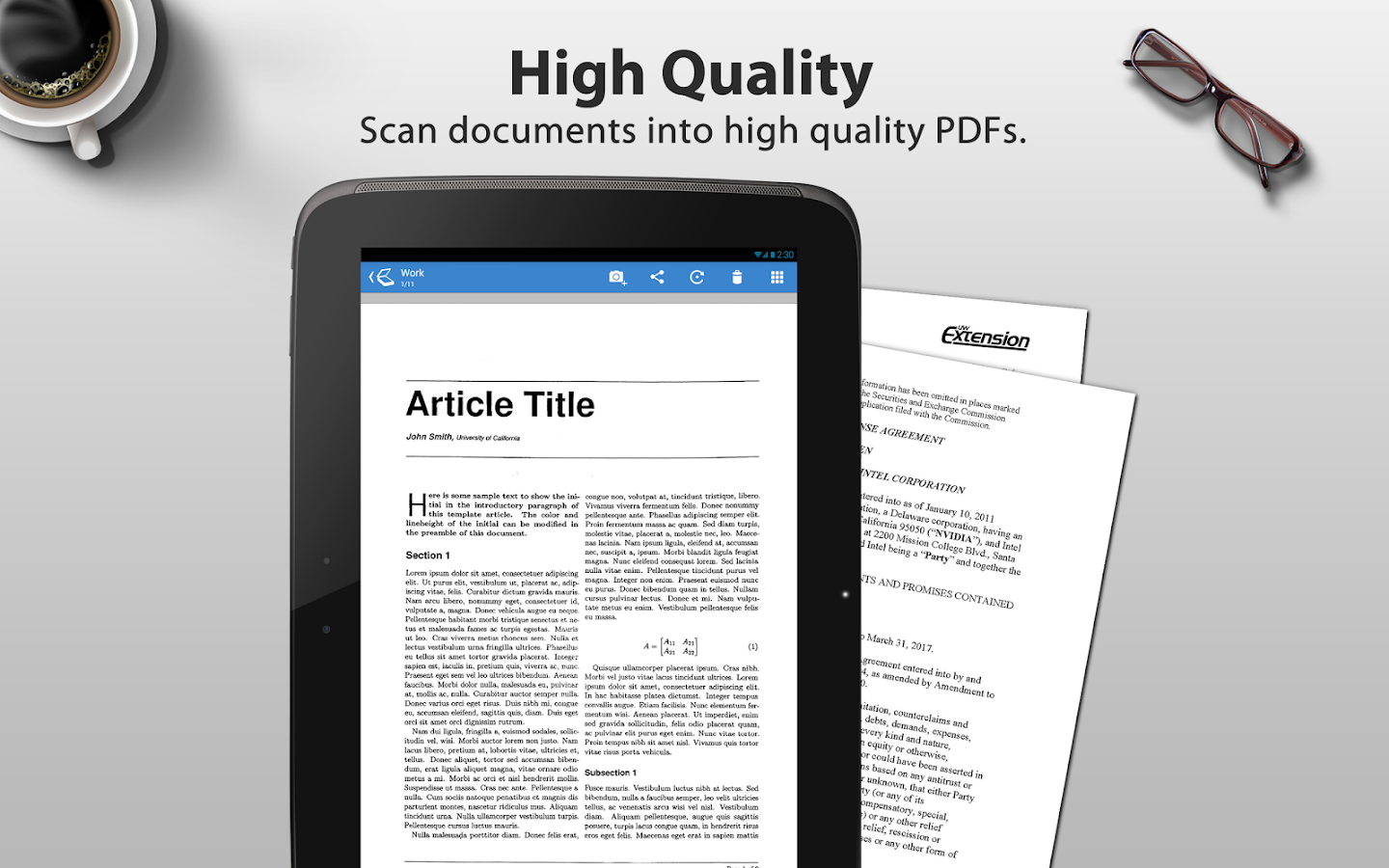 Tiny Scan Pro: PDF Scanner - screenshot