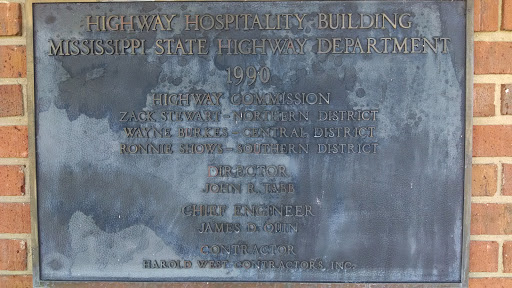 Highway Hospitality Building Marker - MS 1990