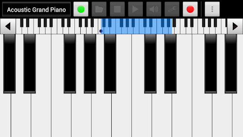 Android application xPiano+ screenshort
