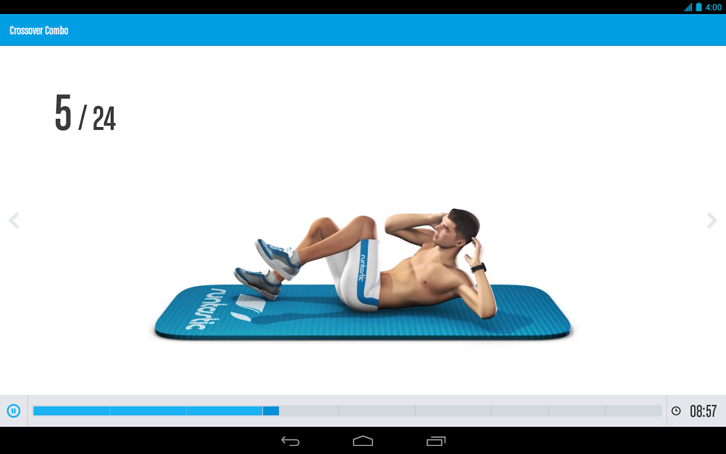    Runtastic Six Pack Abs Workout- screenshot  