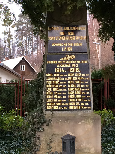 Památník padlým vojínům z Malenovic
