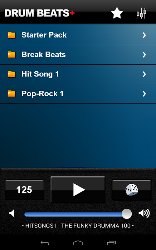 Android application Drum Beats+ Rhythm Metronome screenshot