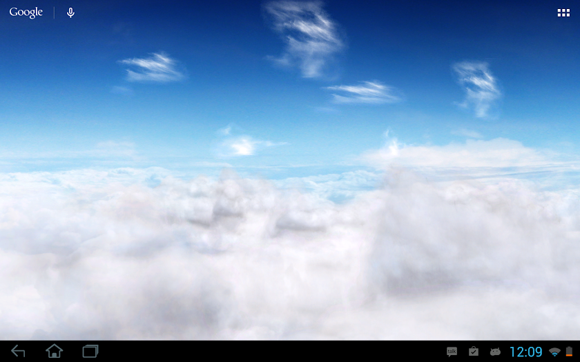 Blue Skies Live Wallpaper Screen 2