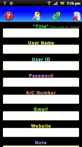 Password Safe Box Lite screenshot 1