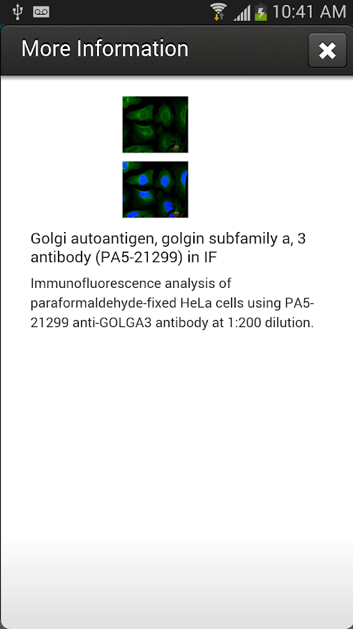   Pierce Antibodies – Capture d'écran 