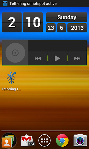 Tethering Toggle