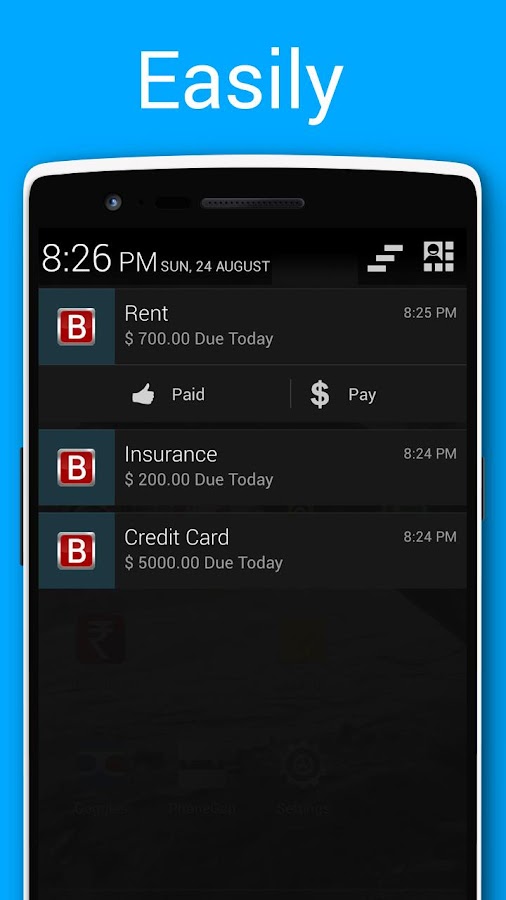Bills Reminder Android Apps on Google Play