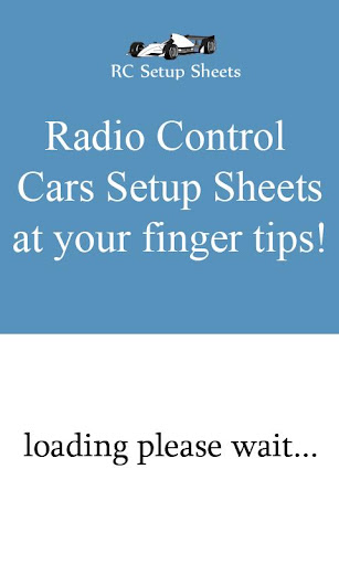 RC Setup Sheets