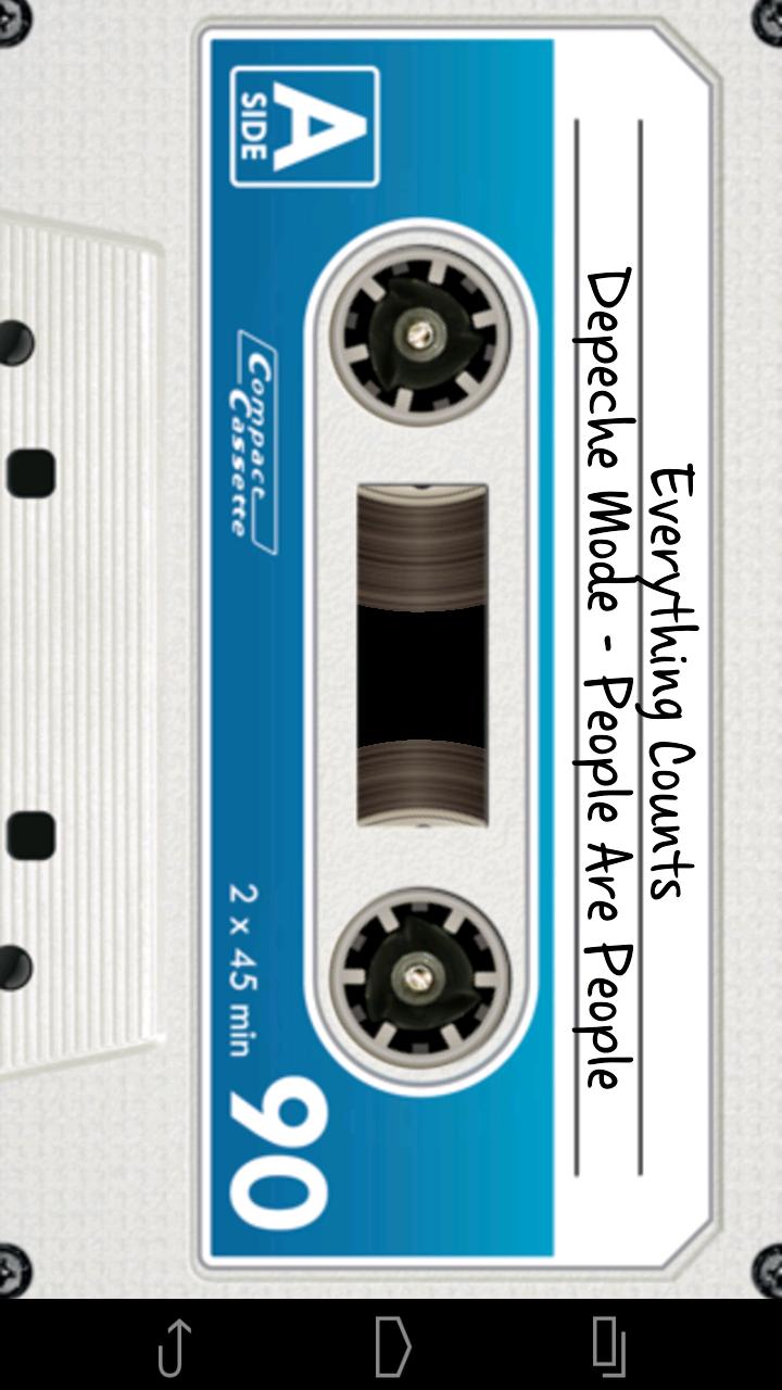 Android application Delitape - Deluxe Cassette screenshort