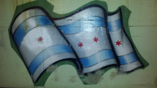 Chicago Flag Mural
