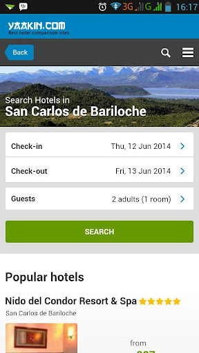 Hotels in San Carlos Bariloche