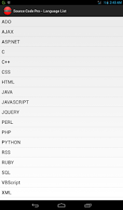 Screenshot SourceCode Pro v2.7