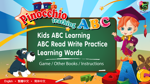 Pinocchio Teaching ABCs Kids