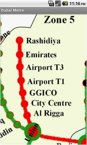Dubai Metro Map Free