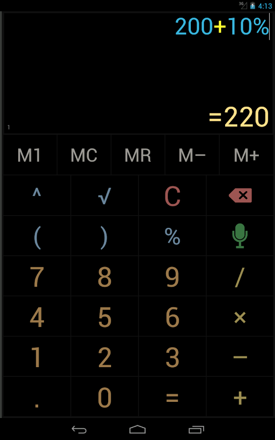 MultiScreen Voice Calculator Android Apps on Google Play