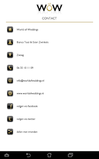 WoW plan-your-wedding app Screenshots 10