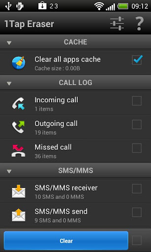 حافظ على الهاتف الذكي خالي من الملفات غير الضرورية ورسائل MMS 1Tap Eraser MGVDIqqclFBAAtzKoW0w9c9_rtQ-HQJ_ze9swMfScJqCLvvKddEUZUCPLZaCCoY4s-w