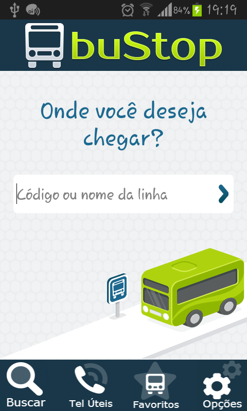 Android application BuStop Santos screenshort