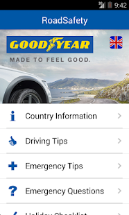 Goodyear Road Safety App Screenshots 2