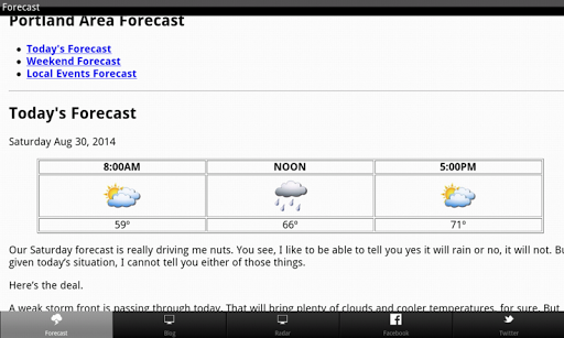 【免費天氣App】Bruce Sussman Portland Weather-APP點子