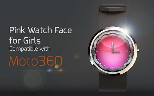 Pink Watch Face for Girls
