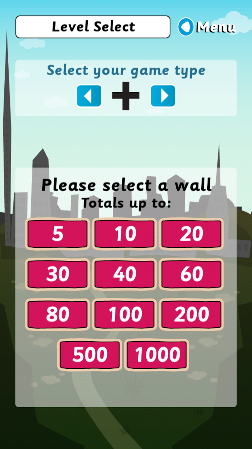 Wipeout Wall (+ &amp; -) Screen 2