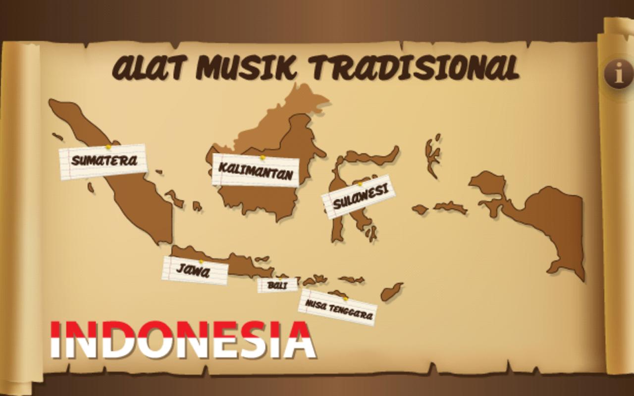 Nama nama dan Foto Alat  Musik  Daerah Tradisional  di 