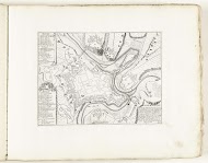Plattegrond van Luxemburg, ca. 1702