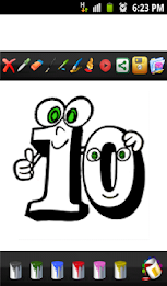 English numbers poster 1