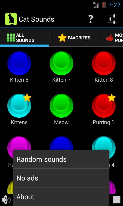 Cat Sounds Screen 3