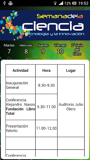 【免費教育App】Semana de la Ciencia 2014-APP點子