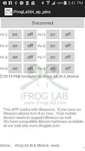 iFrogLab controls Arduino pins Screenshots 0