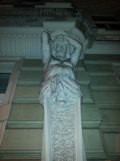 Statue of a Man Supporting the Building