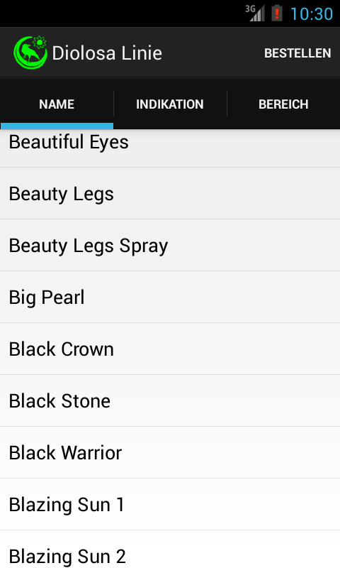 Android application TCM Diolosa Linie Pro screenshort