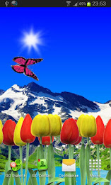 Tulips live wallpapers by PanSoft poster 1