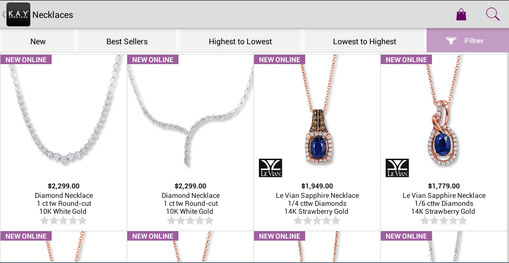 Kay Jewelers - screenshot