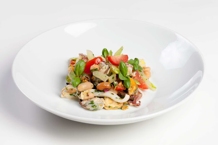 A dish prepared in Celebrity Cruises's Main Restaurant.