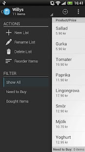Shopping List Screenshots 1