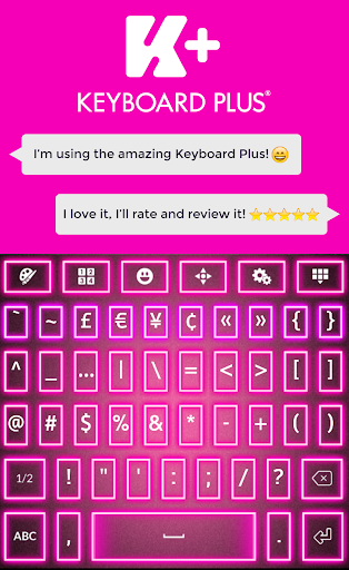 免費下載個人化APP|Neon Pink Keyboard app開箱文|APP開箱王