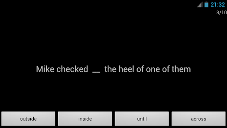 English Prepositions Training poster 13